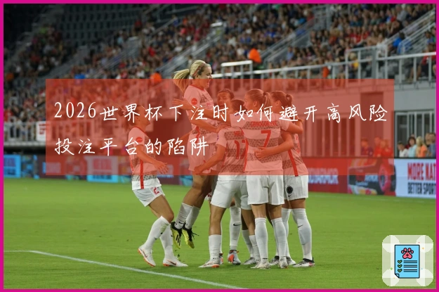 2026世界杯下注时如何避开高风险投注平台的陷阱